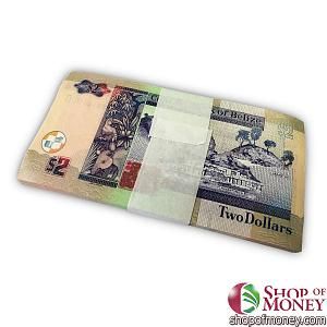 БЕЛИЗ 2 ДОЛЛАРА (100 БАНКНОТ) 2