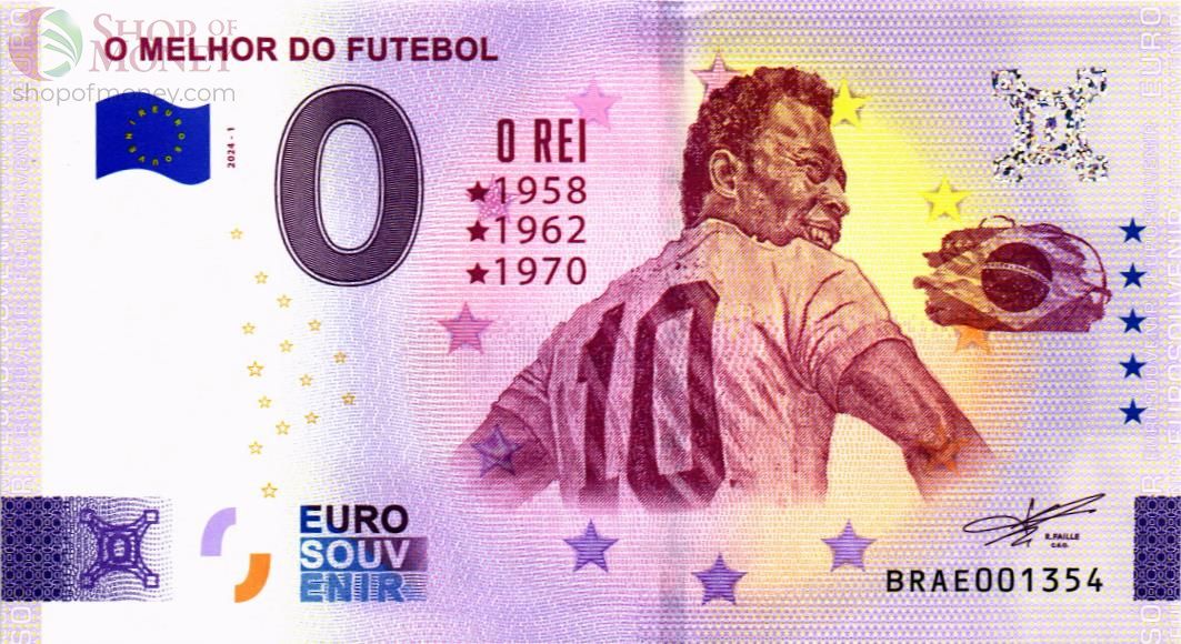 O MELHOR DO FUTEBOL (PELE) 0 ЕВРО 1