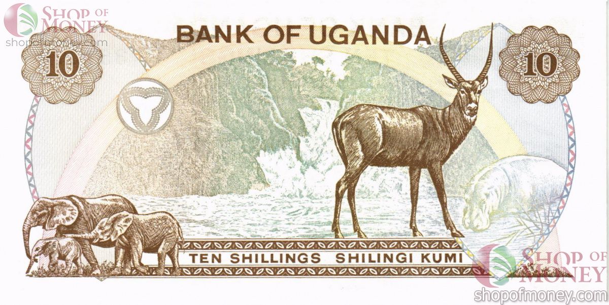 УГАНДА 10 ШИЛЛИНГОВ 2