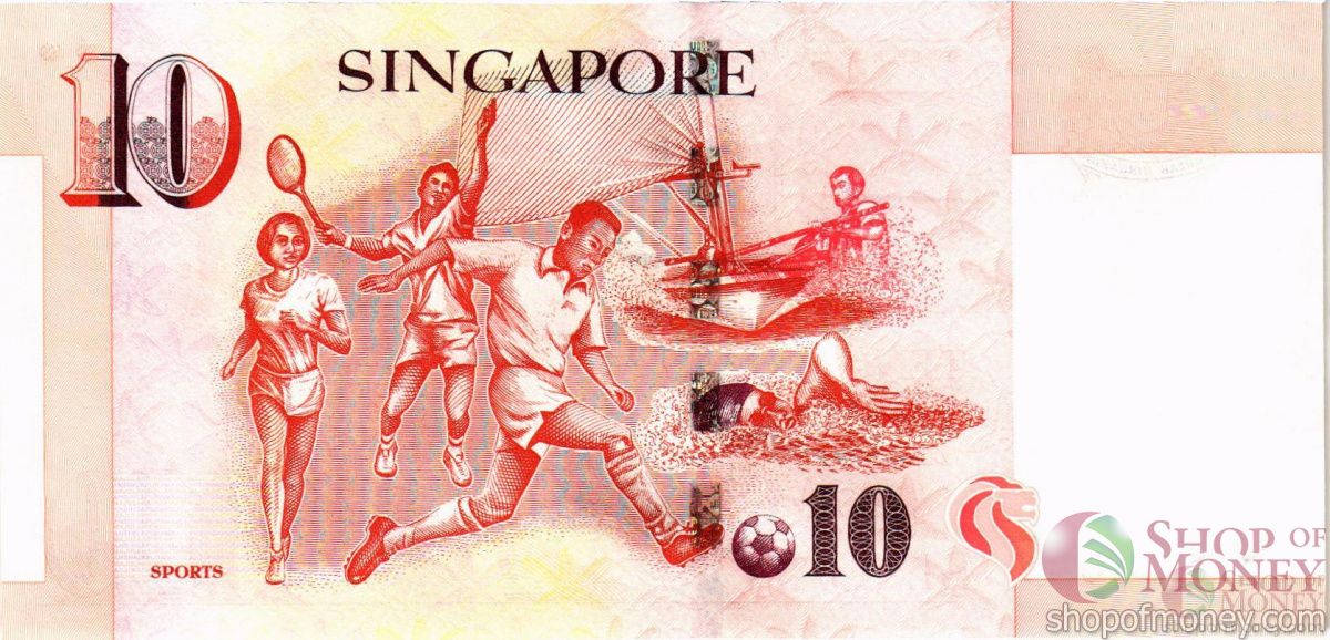 СИНГАПУР 10 ДОЛЛАРОВ 2