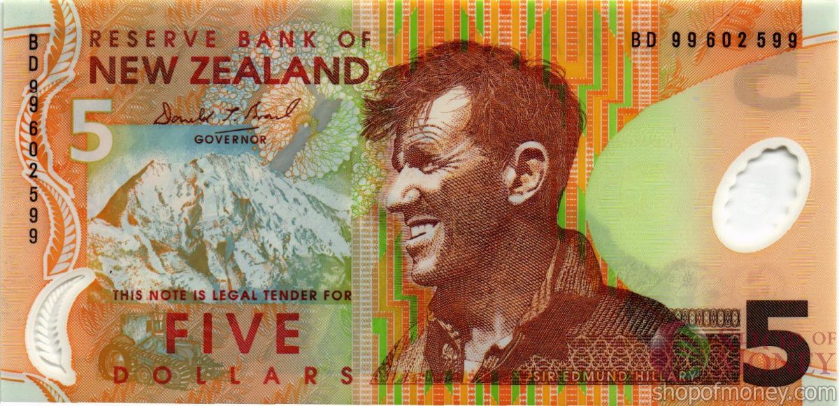 НОВАЯ ЗЕЛАНДИЯ 5 ДОЛЛАРОВ 1
