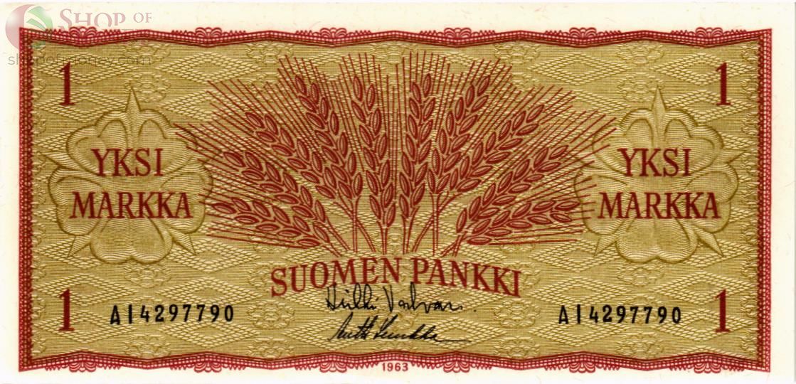ФИНЛЯНДИЯ 1 МАРКА 1