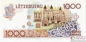 ЛЮКСЕМБУРГ 1000 ФРАНКОВ 2