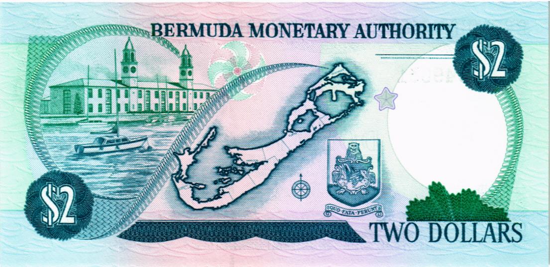 БЕРМУДСКИЕ ОСТРОВА 2 ДОЛЛАРА 2