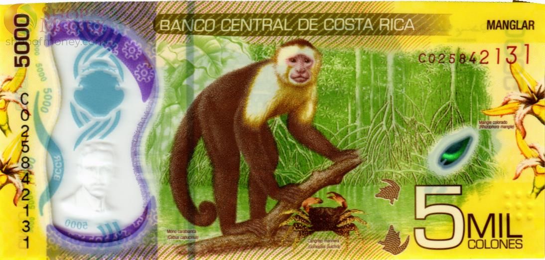 КОСТА-РИКА 5000 КОЛОН 2