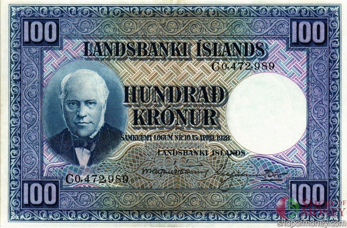 ИСЛАНДИЯ 100 КРОН 1