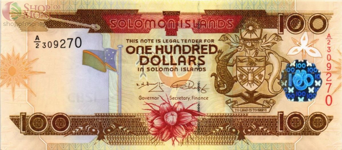 СОЛОМОНОВЫ ОСТРОВА 100 ДОЛЛАРОВ 1