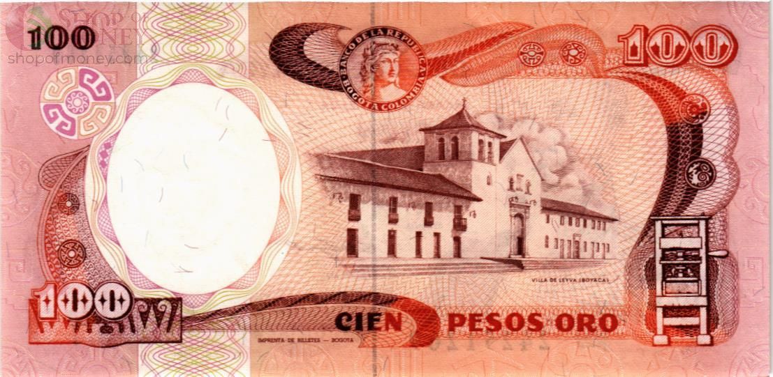 КОЛУМБИЯ 100 ПЕСО (12.10.1988) 2