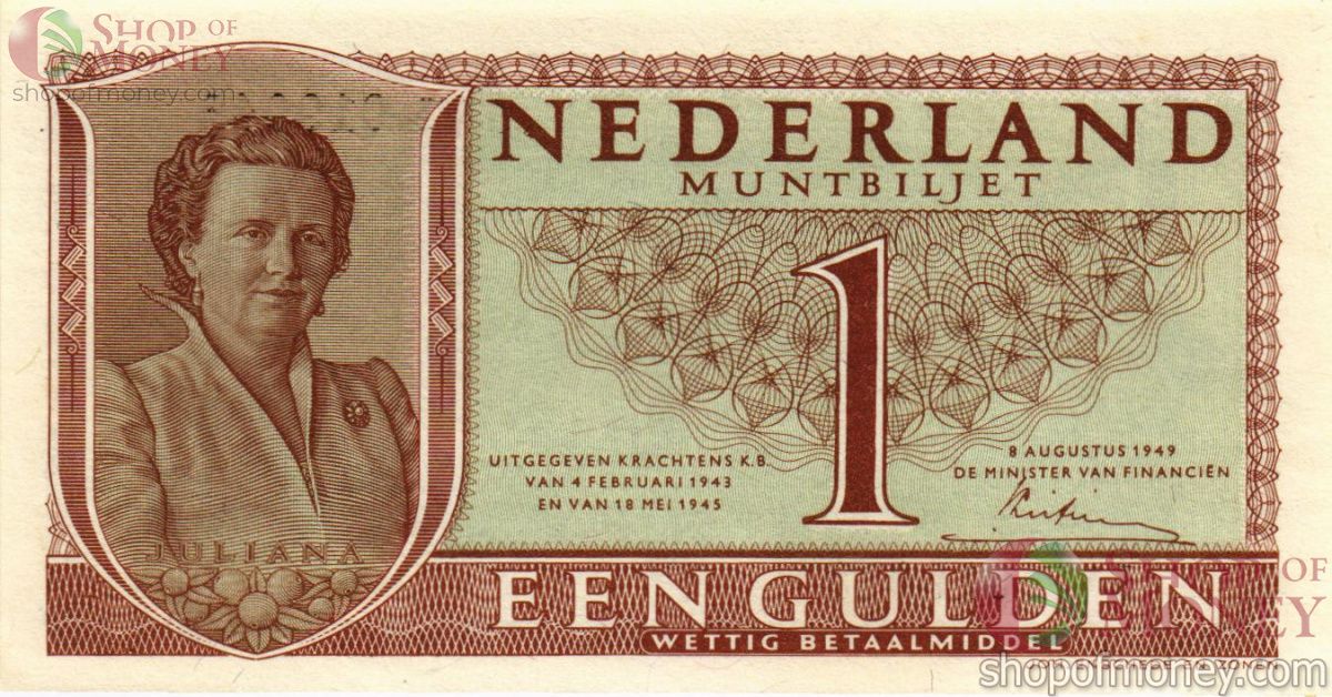 НИДЕРЛАНДЫ 1 ГУЛЬДЕН 1