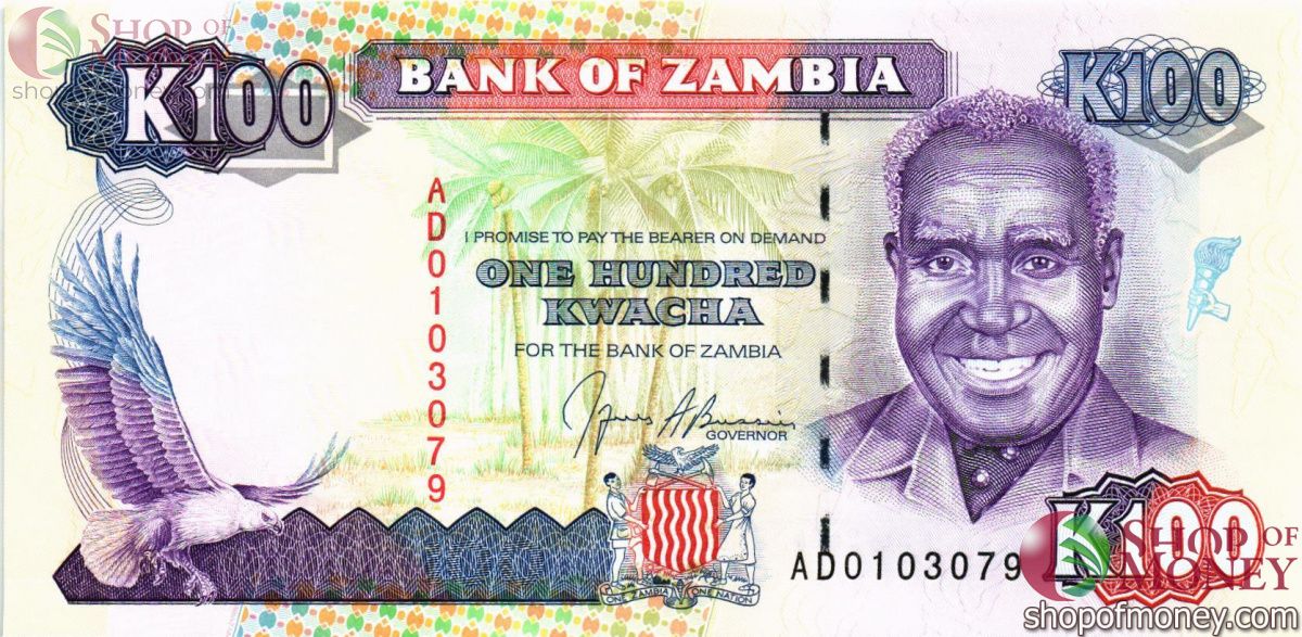 ЗАМБИЯ 100 КВАЧА 1