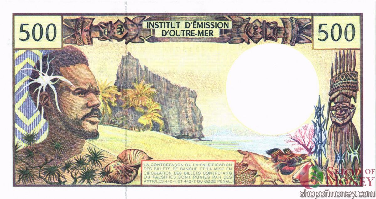 ФРАНЦУЗСКАЯ ПОЛИНЕЗИЯ 500 ФРАНКОВ 2