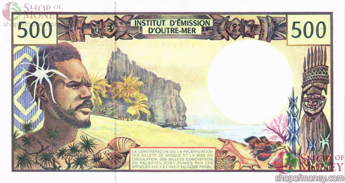 ФРАНЦУЗСКАЯ ПОЛИНЕЗИЯ 500 ФРАНКОВ 2