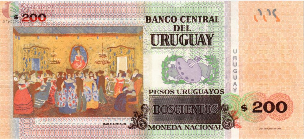 УРУГВАЙ 200 ПЕСО 2