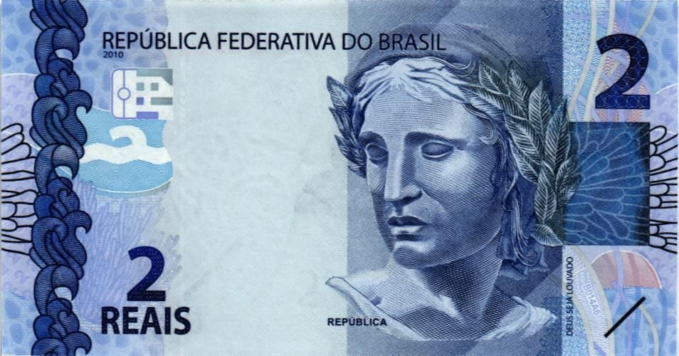 БРАЗИЛИЯ 2 РЕАЛА 1