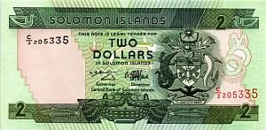 СОЛОМОНОВЫ ОСТРОВА 2 ДОЛЛАРА 1