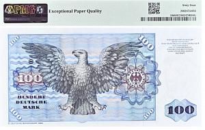 ГЕРМАНИЯ 100 МАРОК (ФРГ) (PMG - GRADE 64) 2