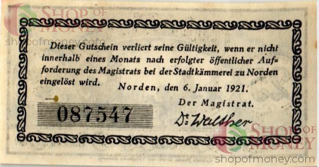 ГЕРМАНИЯ 25 ПФЕННИГОВ (НОТГЕЛЬД) 2