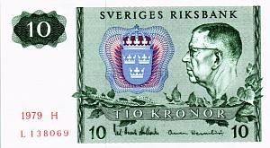 ШВЕЦИЯ 10 КРОН 1
