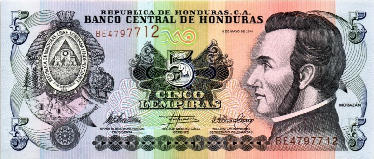ГОНДУРАС 5 ЛЕМПИР 1