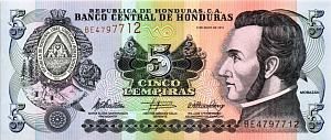 ГОНДУРАС 5 ЛЕМПИР 1