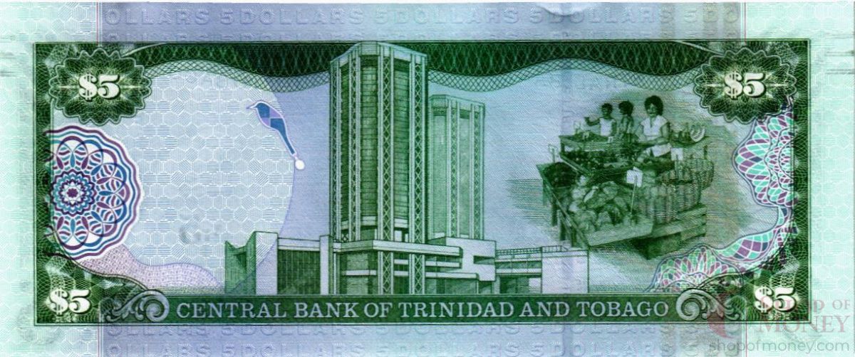 ТРИНИДАД И ТОБАГО 5 ДОЛЛАРОВ 2