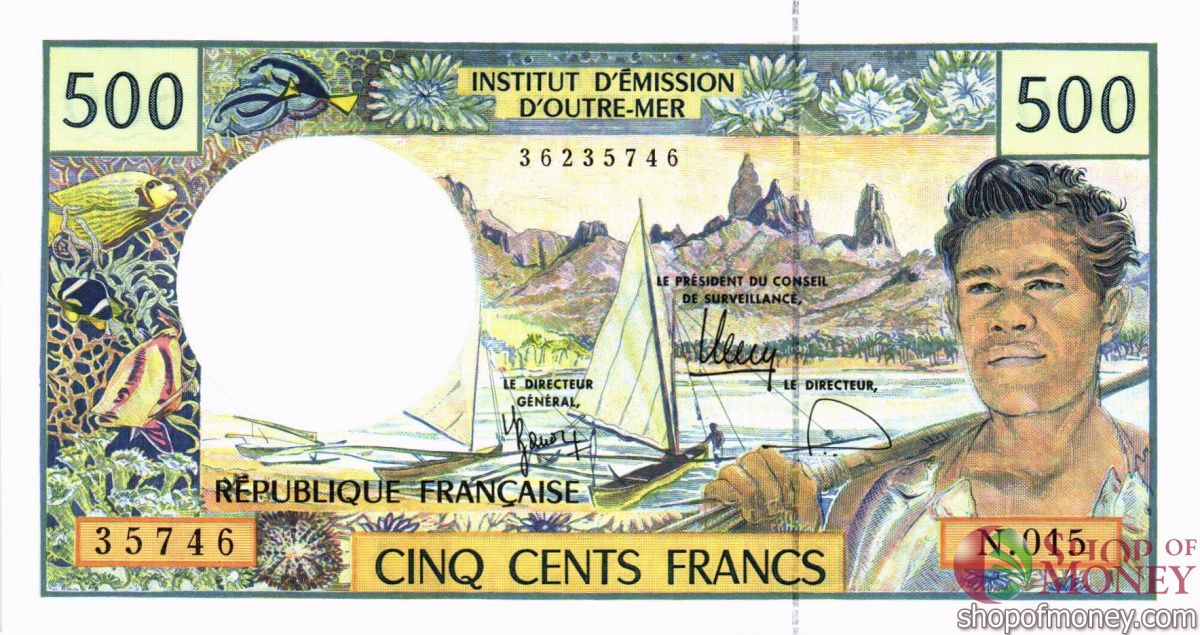 ФРАНЦУЗСКАЯ ПОЛИНЕЗИЯ 500 ФРАНКОВ 1