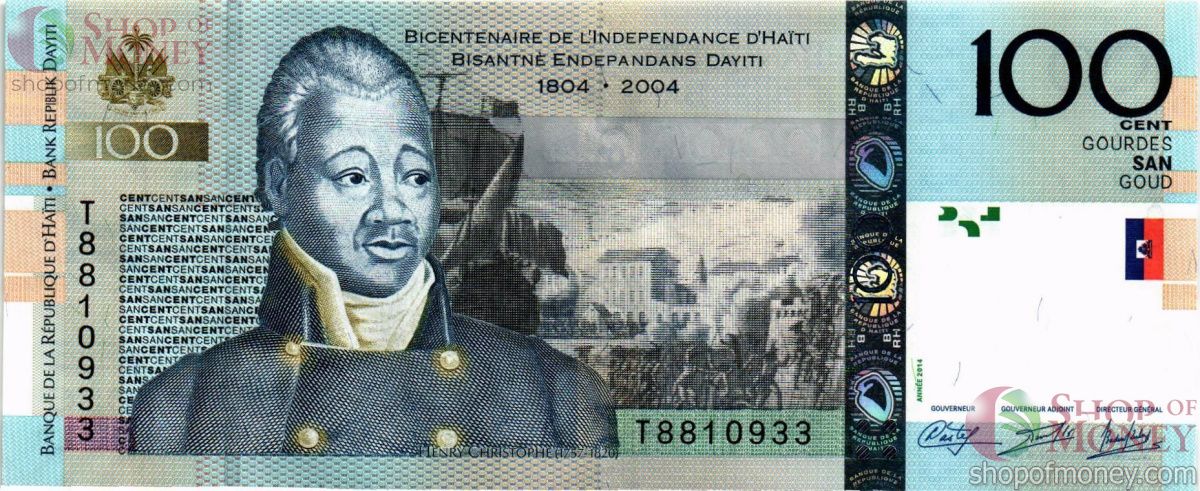 ГАИТИ 100 ГУРДОВ 1