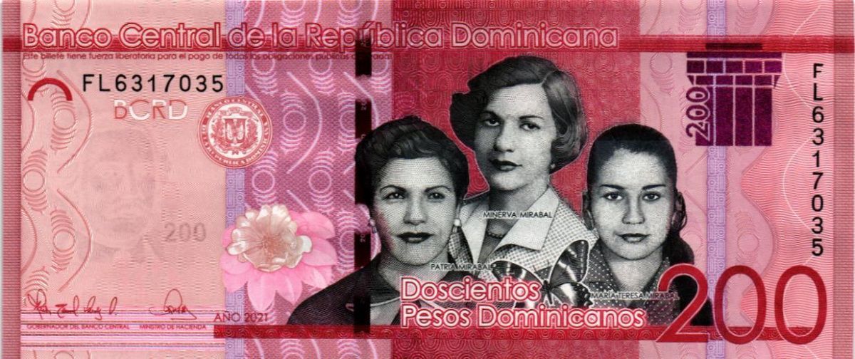 ДОМИНИКАНСКАЯ РЕСПУБЛИКА 200 ПЕСО 1
