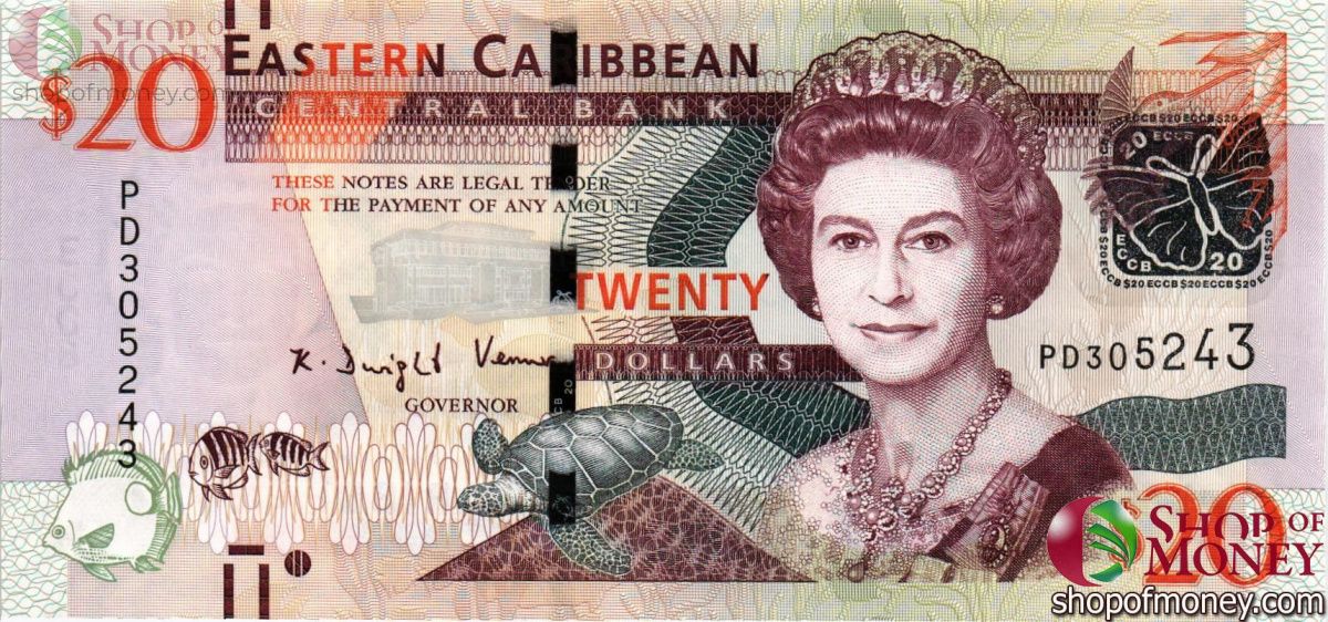 ВОСТОЧНЫЕ КАРИБЫ 20 ДОЛЛАРОВ 1