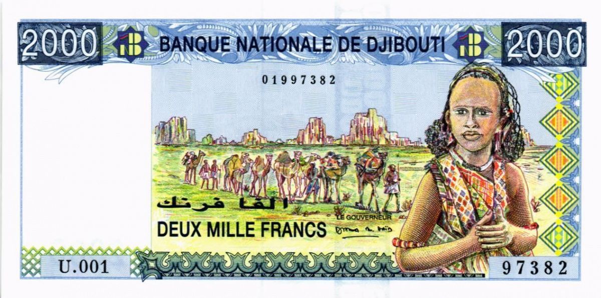 ДЖИБУТИ 2000 ФРАНКОВ 1