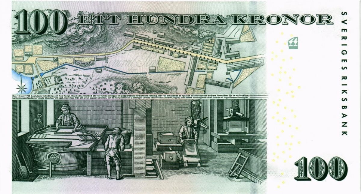 ШВЕЦИЯ 100 КРОН (В БУКЛЕТЕ) 3