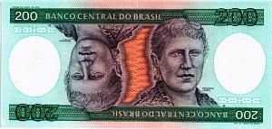 БРАЗИЛИЯ 200 КРУЗЕЙРО 1