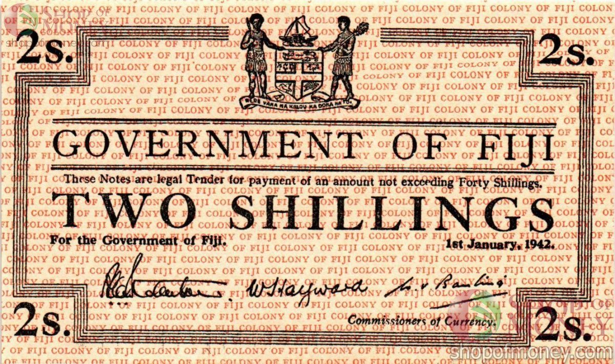 ФИДЖИ 2 ШИЛЛИНГА 1