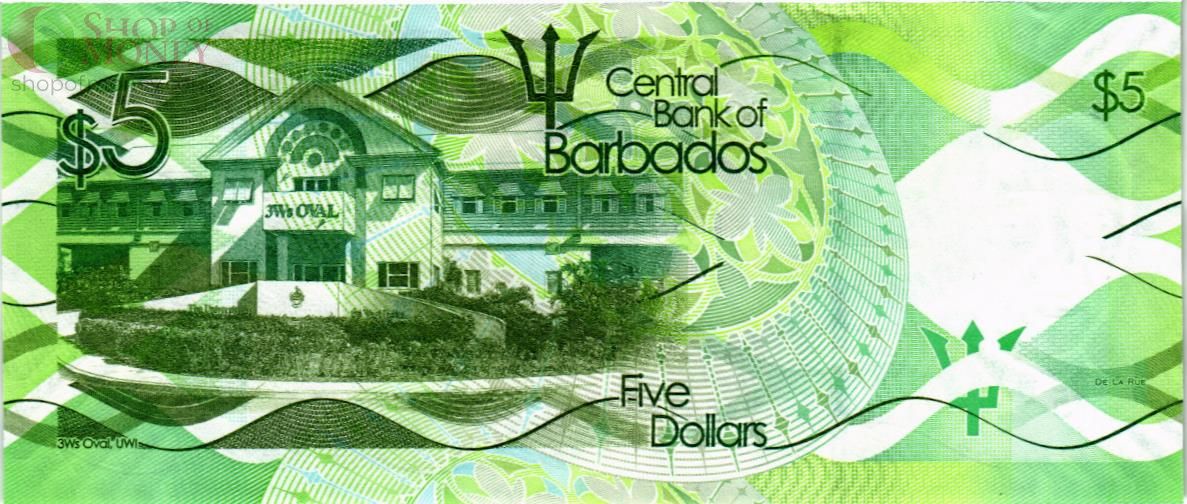 БАРБАДОС 5 ДОЛЛАРОВ 2