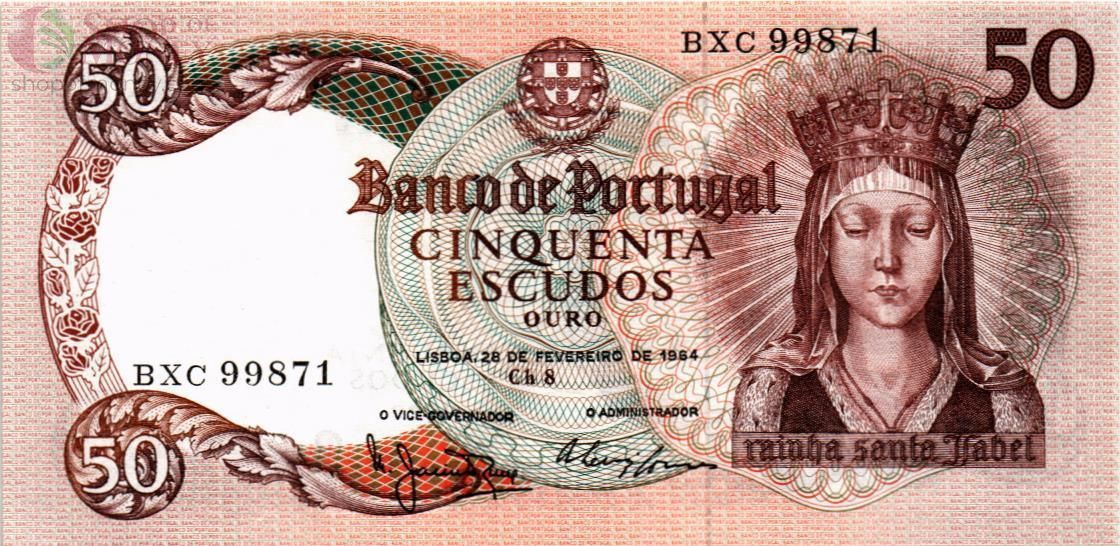 ПОРТУГАЛИЯ 50 ЭСКУДО 1