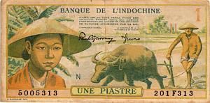 ФРАНЦУЗСКИЙ ИНДОКИТАЙ 1 ПИАСТР 1