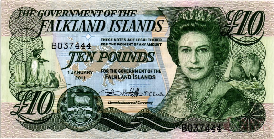 ФОЛКЛЕНДСКИЕ ОСТРОВА 10 ФУНТОВ 1