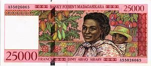 МАДАГАСКАР 25000 ФРАНКОВ 1