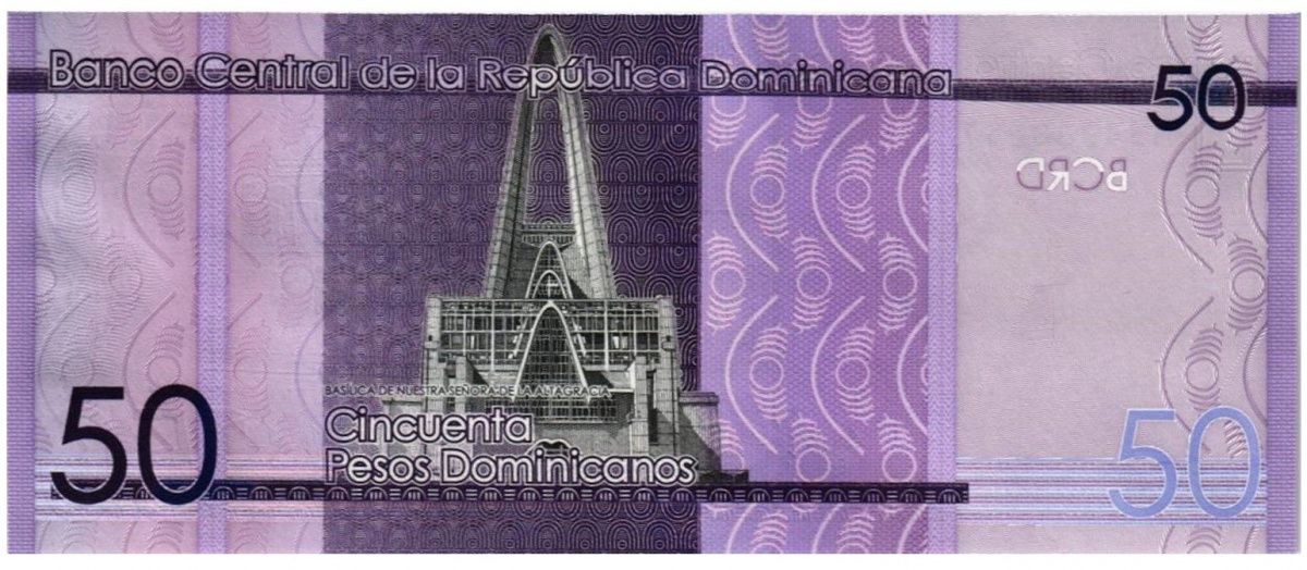 ДОМИНИКАНСКАЯ РЕСПУБЛИКА 50 ПЕСО 2