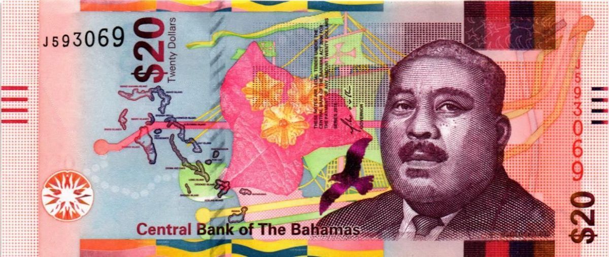 БАГАМСКИЕ ОСТРОВА 20 ДОЛЛАРОВ 1