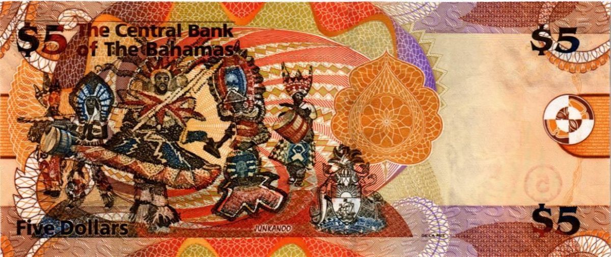 БАГАМСКИЕ ОСТРОВА 5 ДОЛЛАРОВ 2