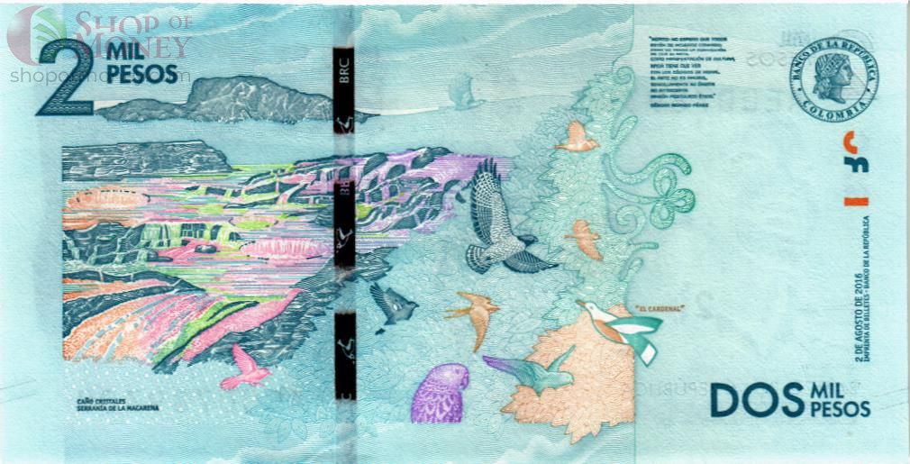 КОЛУМБИЯ 2000 ПЕСО 2