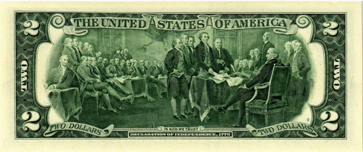 США 2 ДОЛЛАРА (F - АТЛАНТА, REPLACEMENT) 2