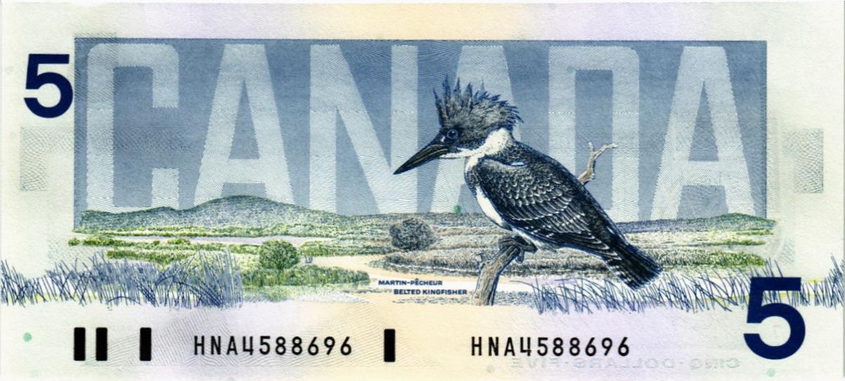 КАНАДА 5 ДОЛЛАРОВ 2