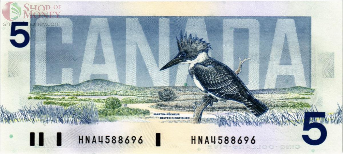 КАНАДА 5 ДОЛЛАРОВ 2