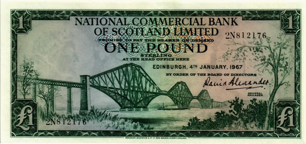 ШОТЛАНДИЯ 1 ФУНТ 1