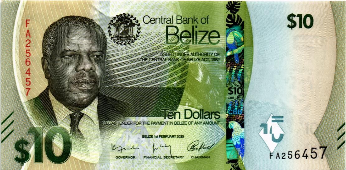 БЕЛИЗ 10 ДОЛЛАРОВ 1