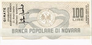 ИТАЛИЯ 100 ЛИР (ЧЕК) 2