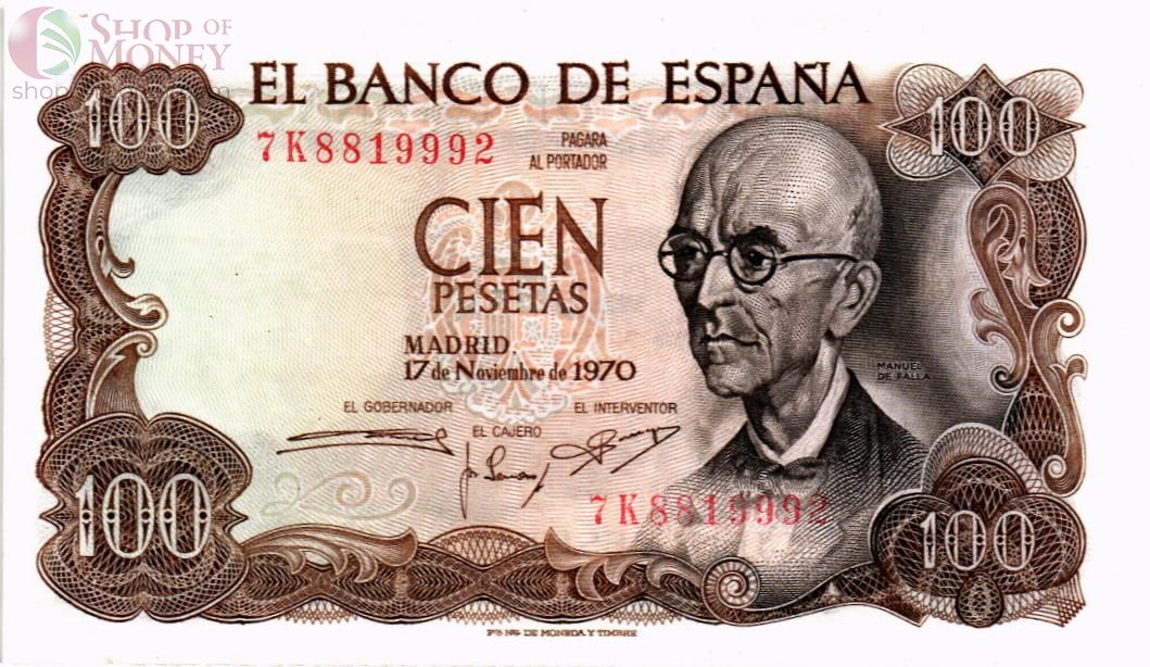 ИСПАНИЯ 100 ПЕСЕТ 1