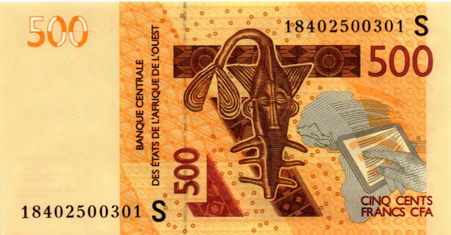 WAS - ГВИНЕЯ-БИСАУ 500 ФРАНКОВ (S) 1
